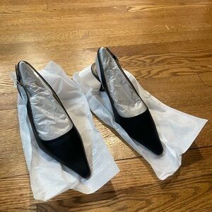 Sam Edelman - Bianka Slingback Pump in Black (6.5) NWT